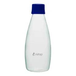 Bouteille en verre avec bouchon à vis Retap Go 08 80 cl, Dark blue