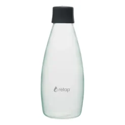 Bouteille en verre avec bouchon à vis Retap Go 08 80 cl, Grey