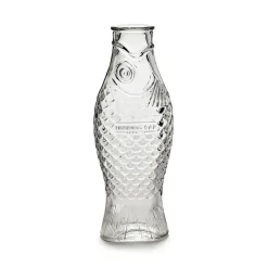 Bouteille en verre Fish & Fish 85 cl, Transparent