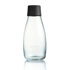 Bouteille en verre Retap 0,3 L, noir