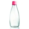 Bouteille en verre Retap 0,8 L, rose