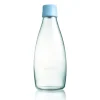 Bouteille en verre Retap 0,8 L, bébé bleu
