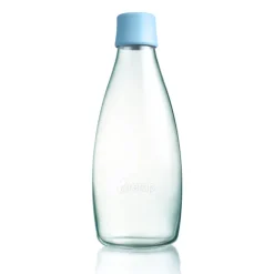 Bouteille en verre Retap 0,8 L, bébé bleu