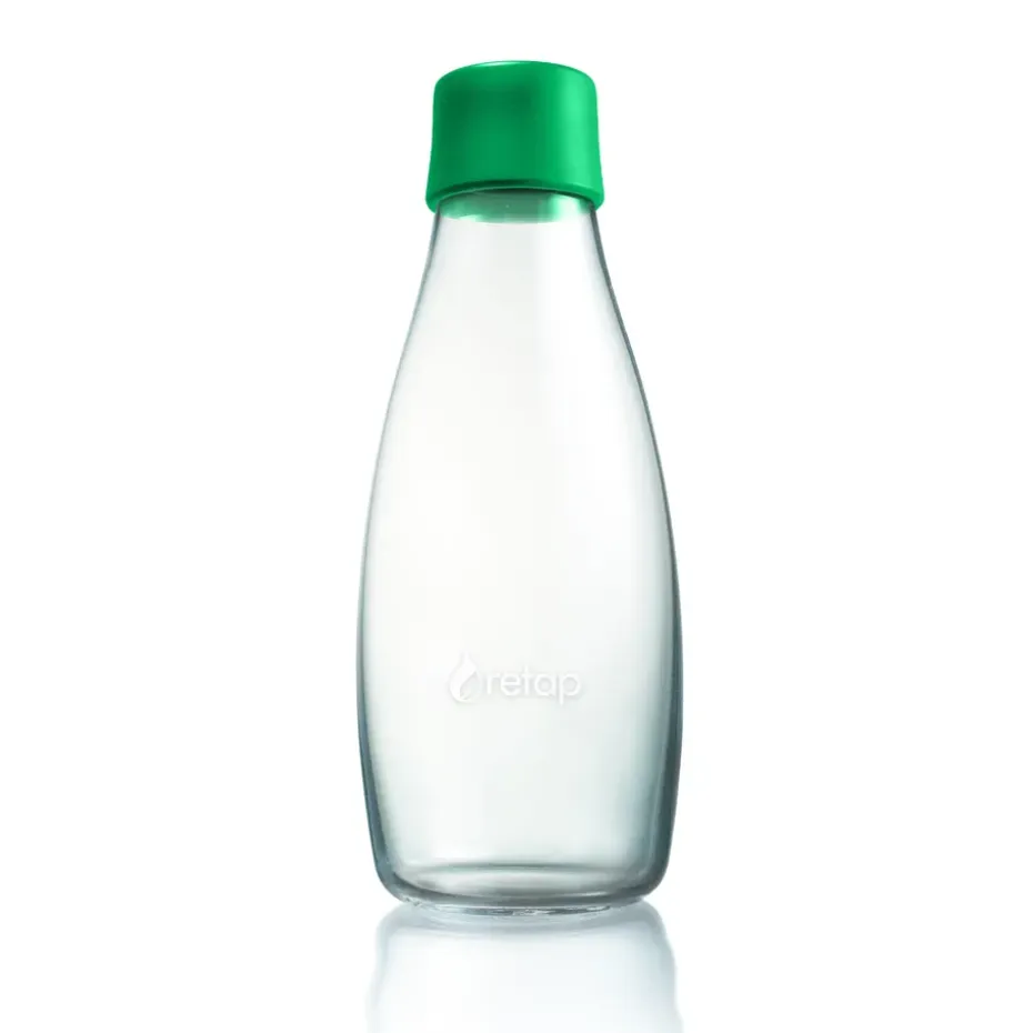 Bouteille en verre Retap 0,5 L, Vert foncé