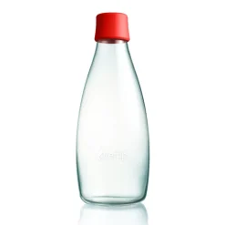 Bouteille en verre Retap 0,8 L, rouge