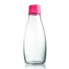 Bouteille en verre Retap 0,5 L, Rose