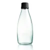 Bouteille en verre Retap 0,8 L, noir