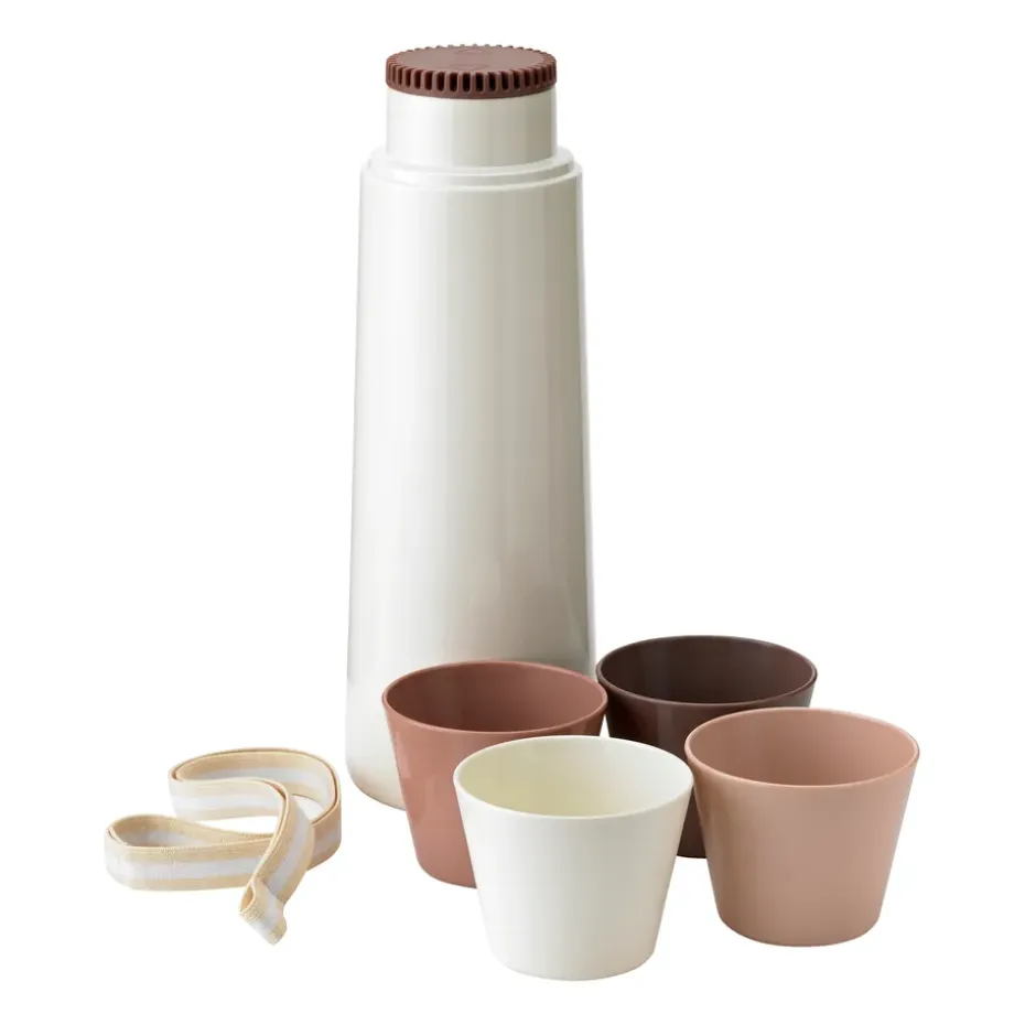 Bouteille isotherme avec 4 tasses PICNIC, Blossom