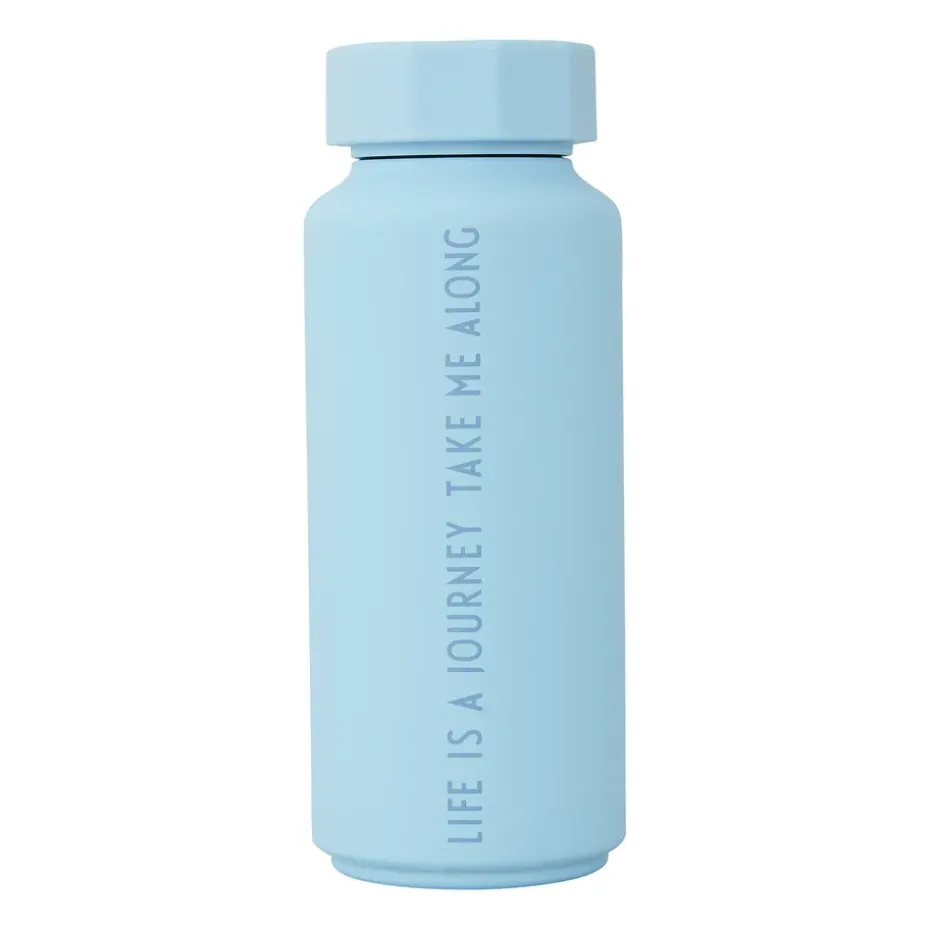 Bouteille isotherme Design Letters édition speciale, Light blue-life