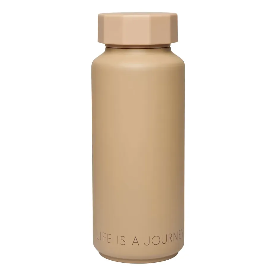 Bouteille isotherme Design Letters édition speciale, Beige
