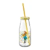 Bouteille Pippi avec couvercle et paille 450 ml, Hoppsansa