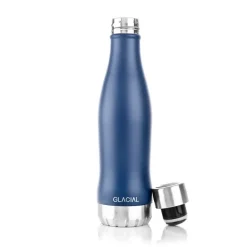 Bouteille pour eau Glacial 400 ml, Matte navy