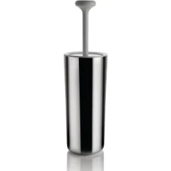 Brosse WC Birillo, Blanc-acier inoxydable