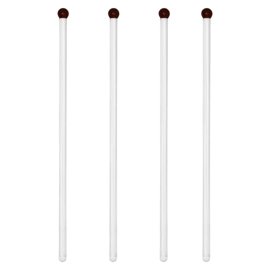 Bâtonnets à boisson Pure 4 pièces, Rouge