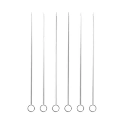 Bâtonnets à cocktail Carita Lot de 6, Acier inoxydable