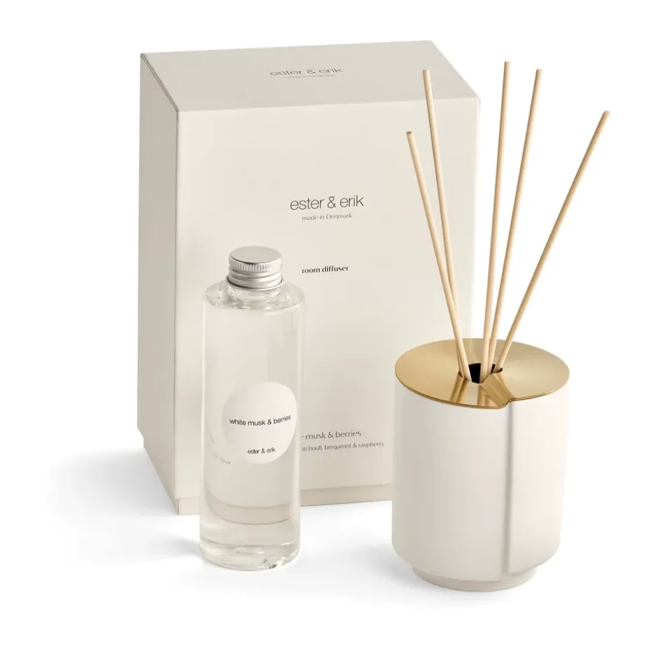 Bâtonnets parfumés ester & erik, White musk & berries