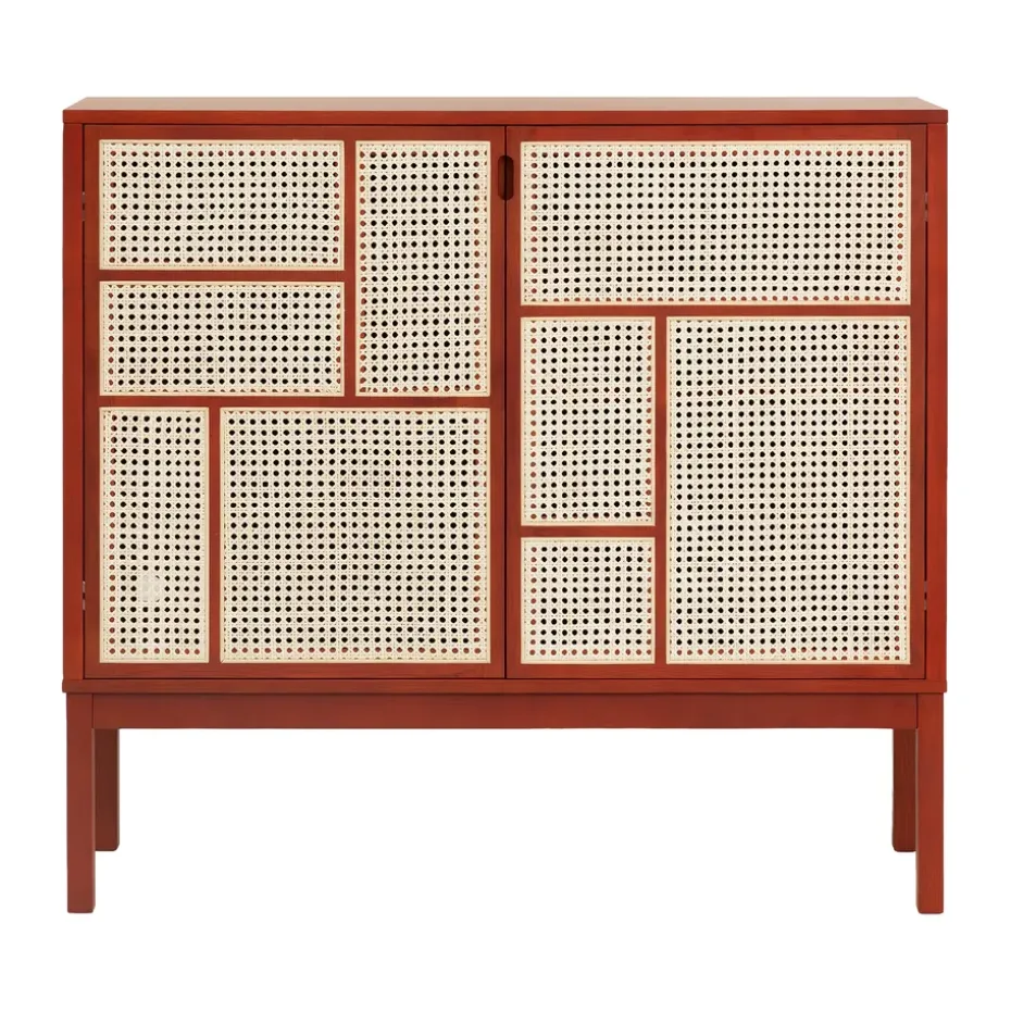Buffet Air, Red, 120x110 cm, avec pieds