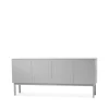 Buffet Beam, gris clair, structure gris clair