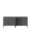 Buffet Save, Anthracite 04-pieds laqués noirs