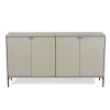 Buffet Volt 80x148 cm, Beige-noir
