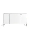 Buffet Volt 80x148 cm, Blanc laqué