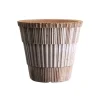Cache-pot Atlas raw avec soucoupe, Rose, Ø18 cm