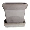 Cache-pot Gaia raw, Gris, Ø21 cm