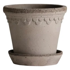 Cache-pot émaillé Københavner Ø21 cm, Gris