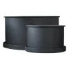 Cache-pot Plant bowl, lot de 2, Black