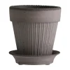 Cache-pot Simona 16 cm, Gris