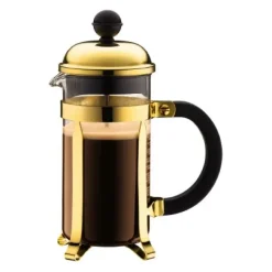 Cafetière à piston dorée Chambord, 3 tasses