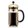 Cafetière à piston dorée Chambord, 8 tasses