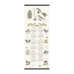 Calendrier Skogsvandring 2026, 35x90 cm