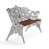 Canapé Classic, Huile de acajou, support en aluminium brut