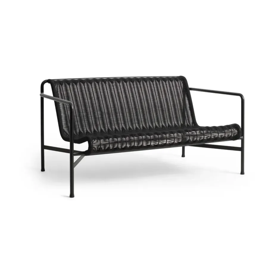Canapé lounge Palissade Cord, Anthracite