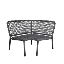 Canapé modulaire Ocean, Dark grey, angle