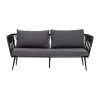 Canapé Pavone 2,5 places, Black