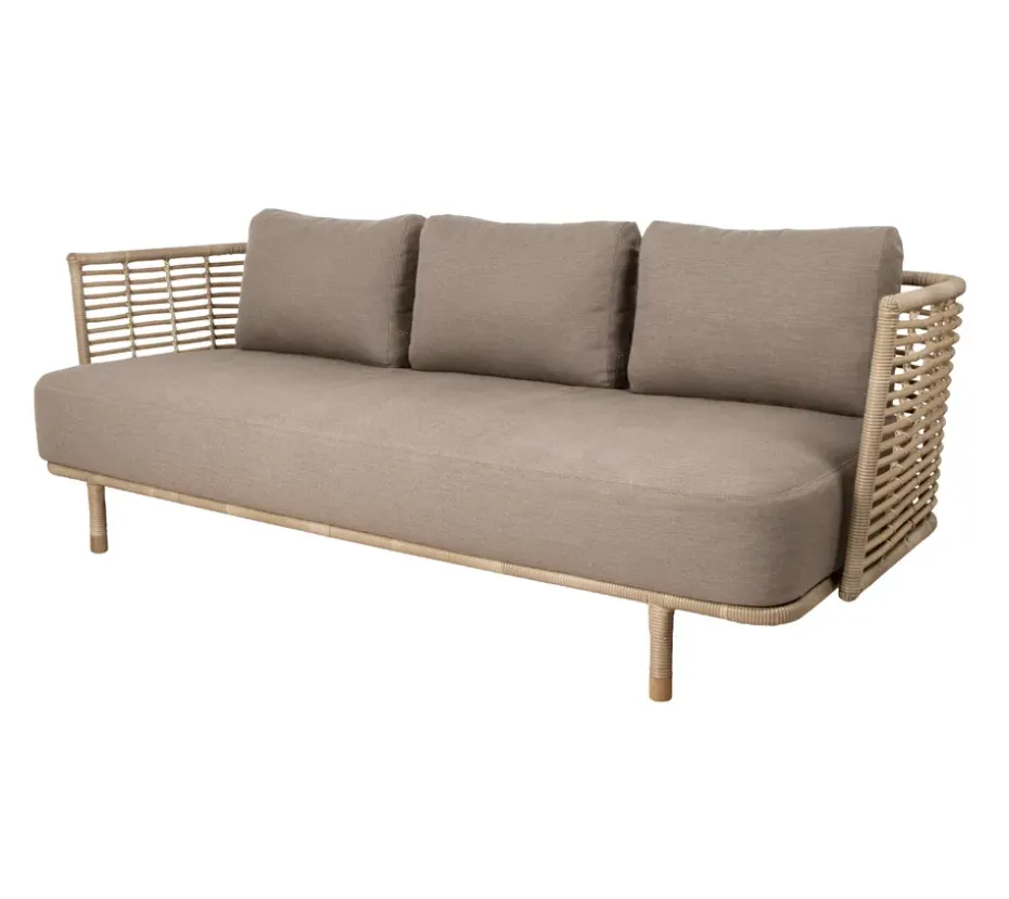 Canapé Sense weave 3 places, AirTouch taupe
