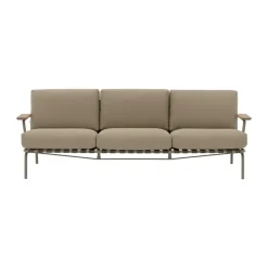 Canapé Settle 3 places, Ribbed Weave 5 Taupe
