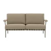Canapé Settle 2 places, Ribbed Weave 5 Taupe