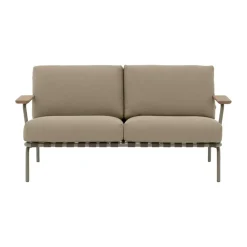 Canapé Settle 2 places, Ribbed Weave 5 Taupe