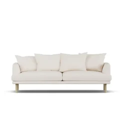 Canapé Sjövik, Caleido Beige 9600-chêne blanchi à l’huile, 3 places