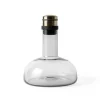 Carafe à décanter le vin deluxe, fumée, laiton