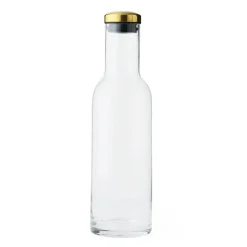 Carafe Bottle 1 l, verre-laiton