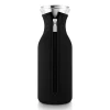 Carafe rafraîchissante Eva Solo à housse tissée, noir
