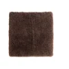 Carreau de chaise Shepherd Jill rembourré 40 x 40 cm, marron foncé