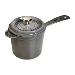 Casserole haute La Cocotte Staub gris graphite, 1,2 L