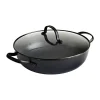 Casserole Satake en fonte légère avec couvercle en verre, 26 cm