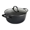 Casserole Satake en fonte légère avec couvercle en verre, 24 cm
