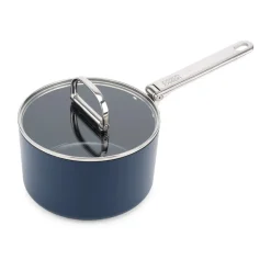 Casserole Space antiadhésive avec couvercle Ø19 cm, Bleu